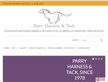 Tablet Screenshot of parrytack.com
